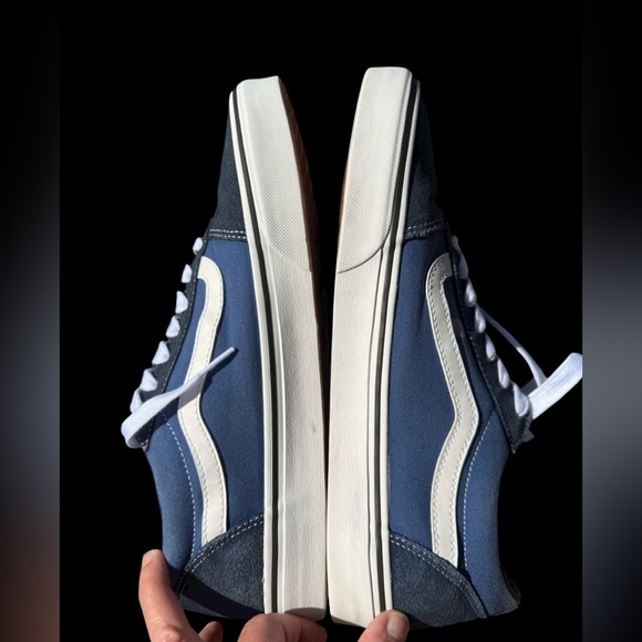 Vans Mens Old Skool Off The Wall Suede Tips & Canvas Size 11 Sneakers - Picture 10 of 14